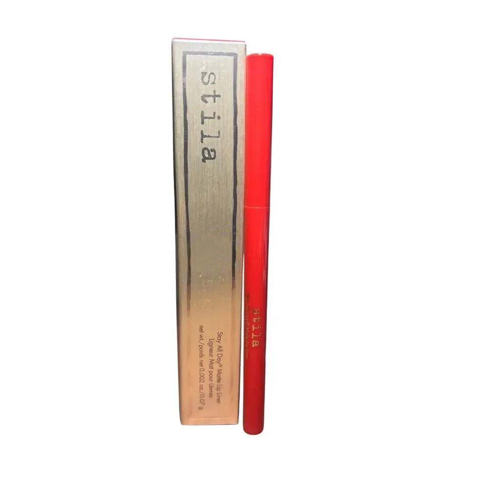 Stila Stay All Day Matte Lip Liner – Enduring Red – Retractable – NIB